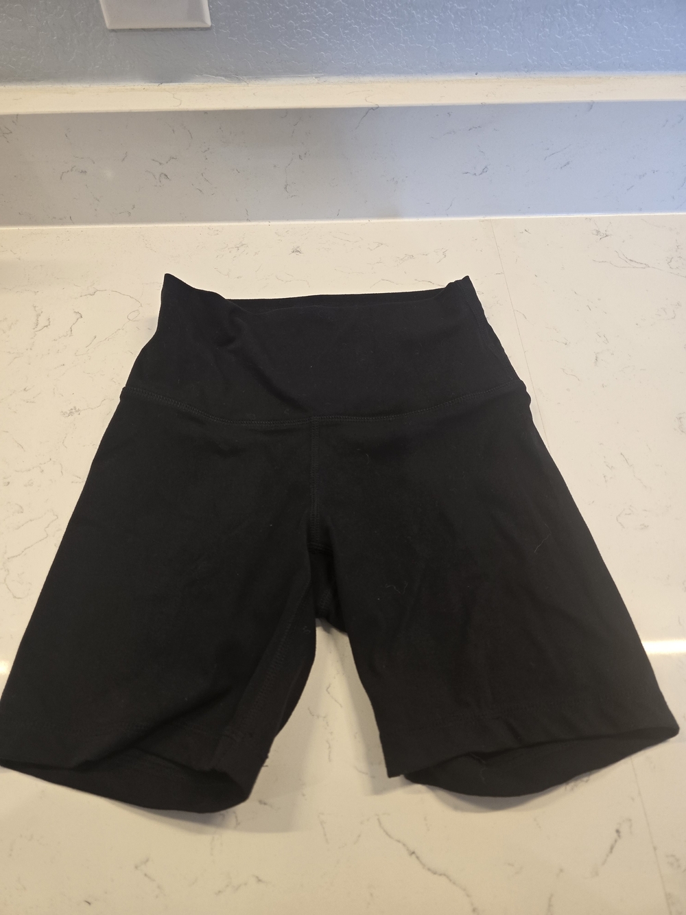 High-Waist Black Women’s Bike Shorts